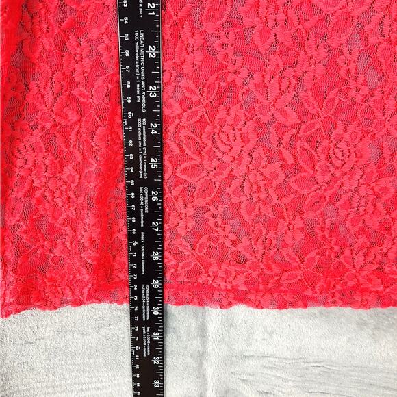 Womens Top 3X Vintage Y2K Floral‎ Lace Romantic Fairy Sheer Boho Coquette NWT - Picture 4 of 6